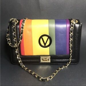 Valentino By Mario Valentino Alice Rainbow Chain Crossbody Bag - VA2418